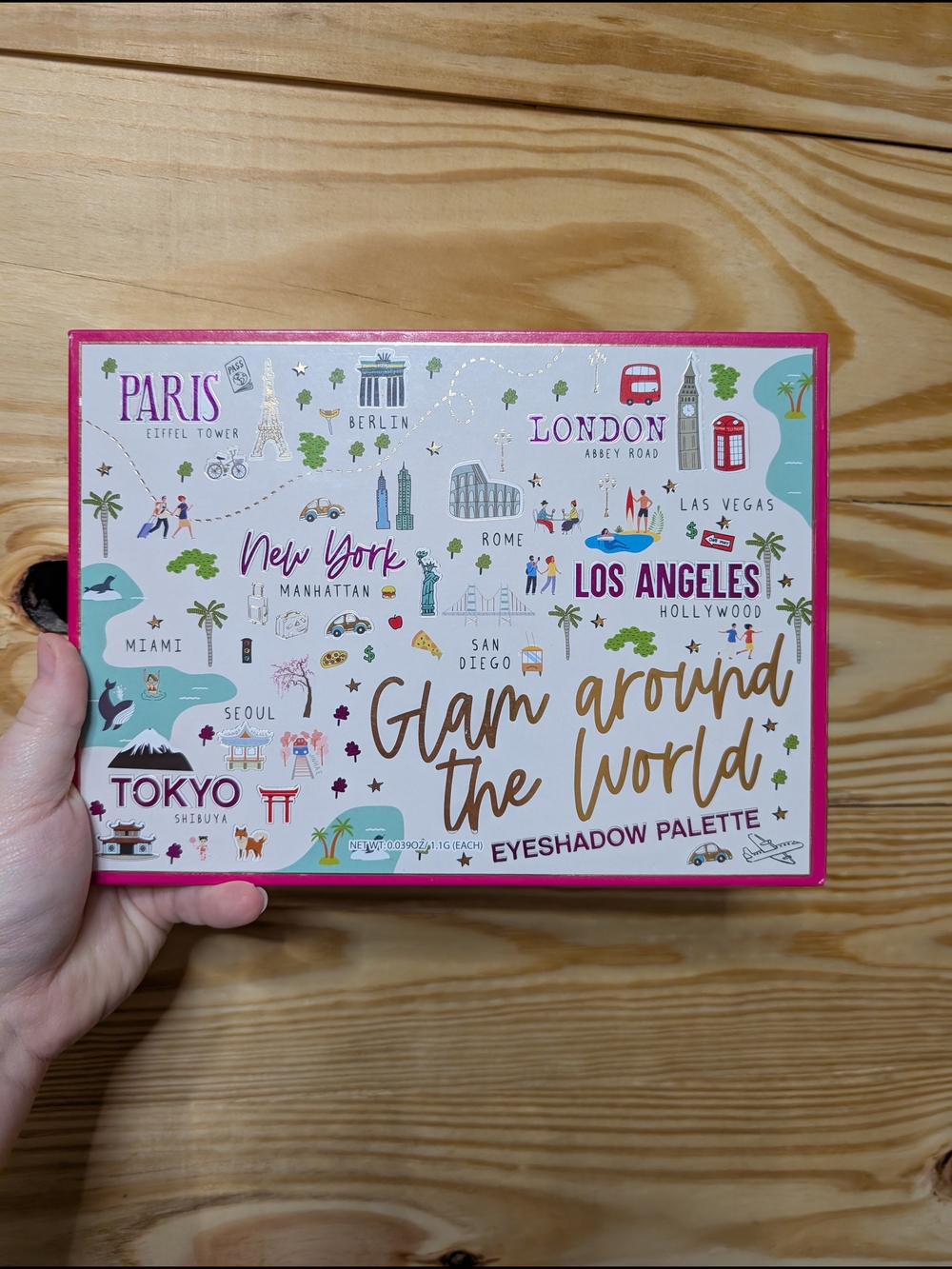 Glam Around the World Eyeshadow Palette - NWT